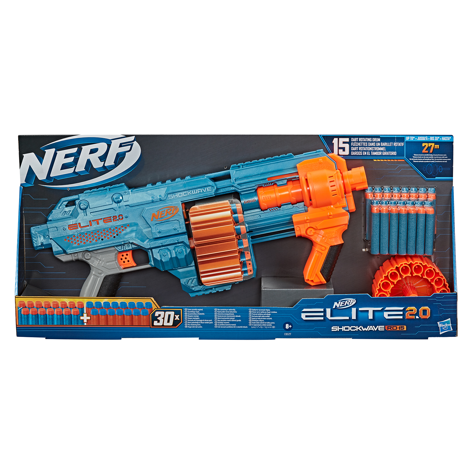 NERF ELITE 2.0 SHOCKWAVE RD 15