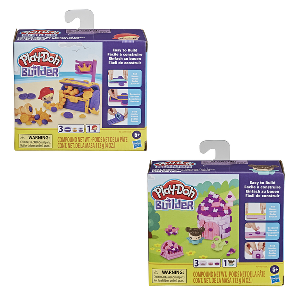 PLAYDOH BUILDER MINI ADVENTURES ASSORTI