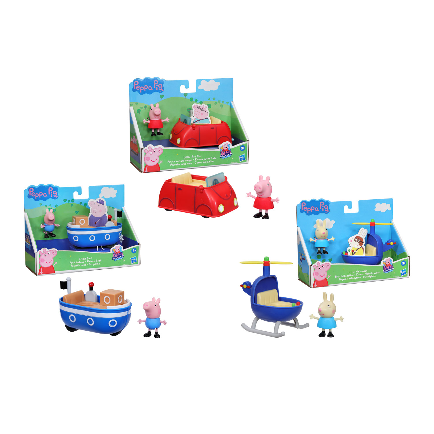 PEPPA PIG KLEINE VOERTUIGEN ASSORTI