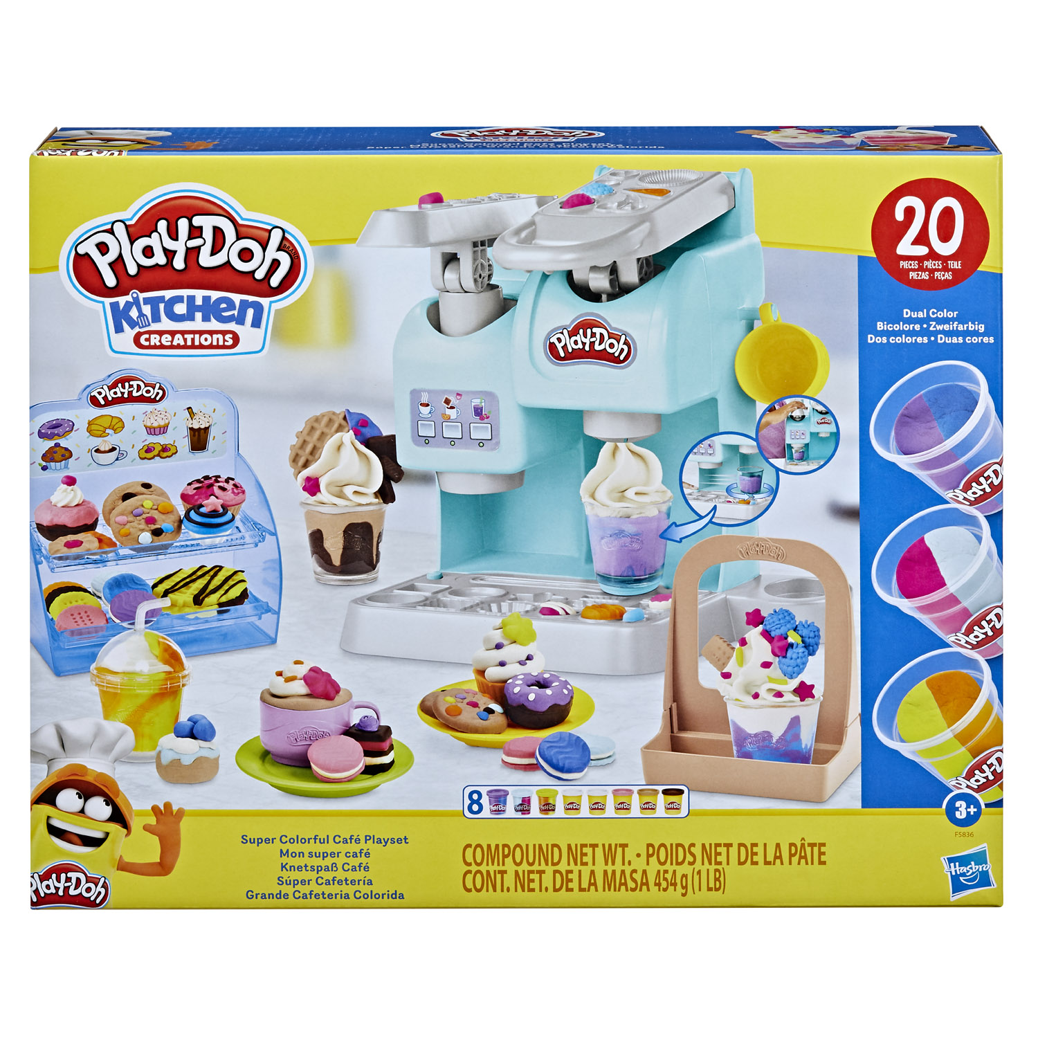 PLAY-DOH SUPER COLORFUL CAFE SPEELSET