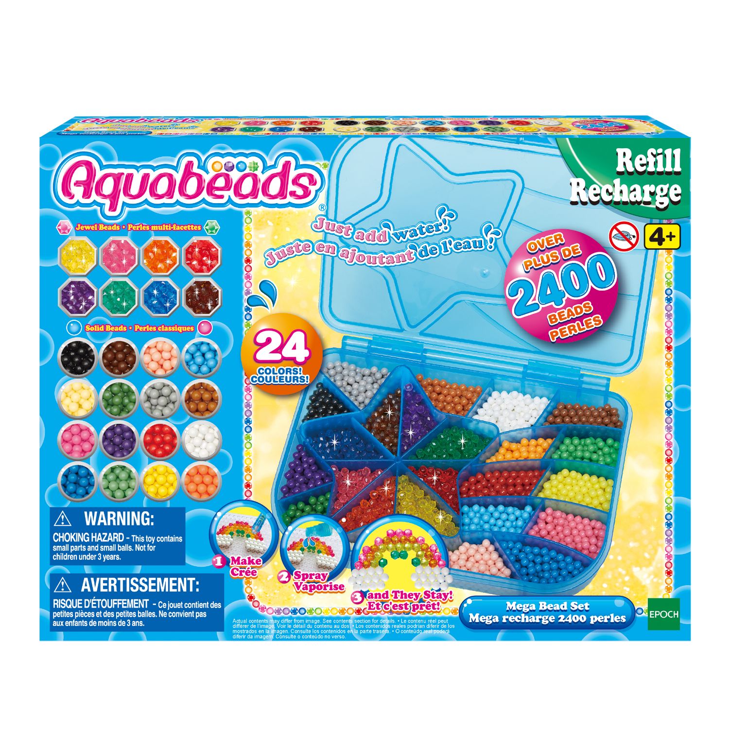 Kit de création de perles de base Aquabeads - Blauw