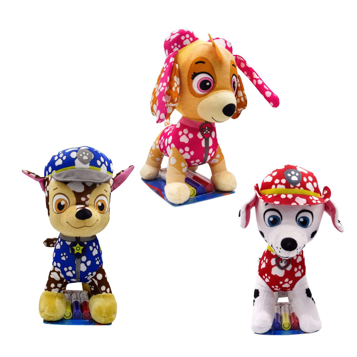 PAW PATROL DOODLE PUPS PRINTED EYES