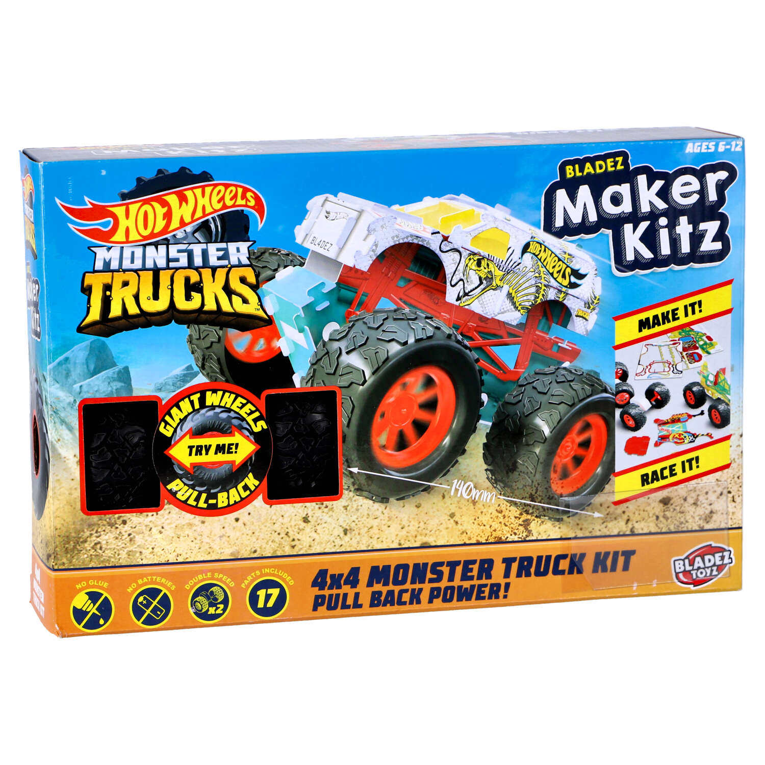 HOT WHEELS MAKER KITZ MONSTER TRUCK 4WD