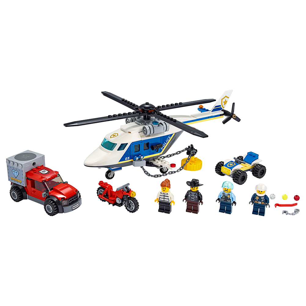 LEGO CITY 60243 POLITIEHELIKOPTER ACHTERVOLGING