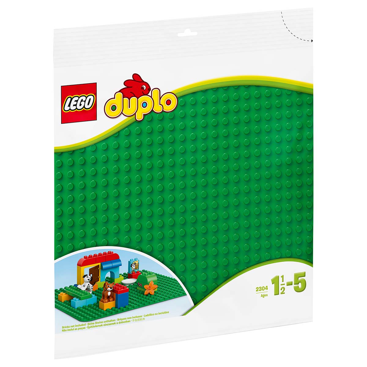 LEGO DUPLO 2304 BOUWPLAAT GROEN 24X24 NOPPEN