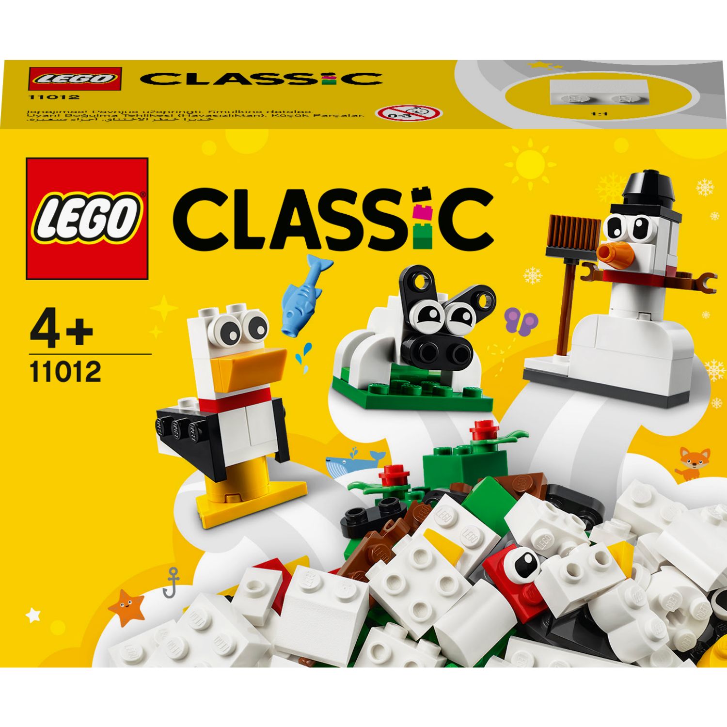 LEGO CLASSIC 11012 CREATIEVE WITTE STENEN