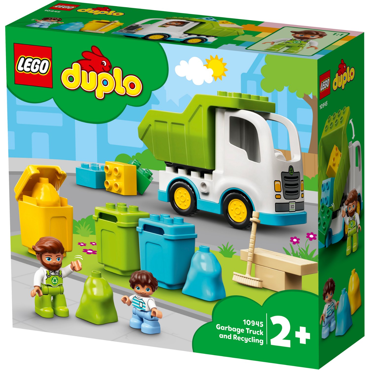 LEGO DUPLO 10945 GARBAGE TRUCK AND RECYCLING