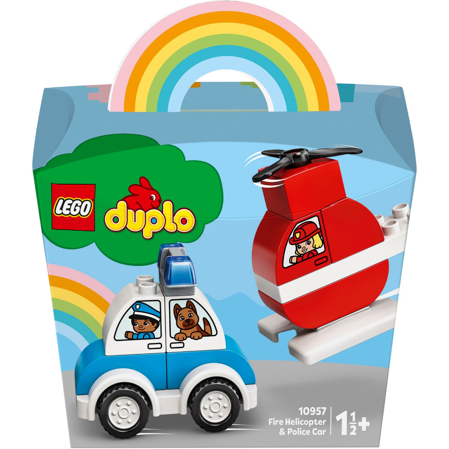 LEGO DUPLO 10957 FIRE HELICOPTER EN POLICE CAR