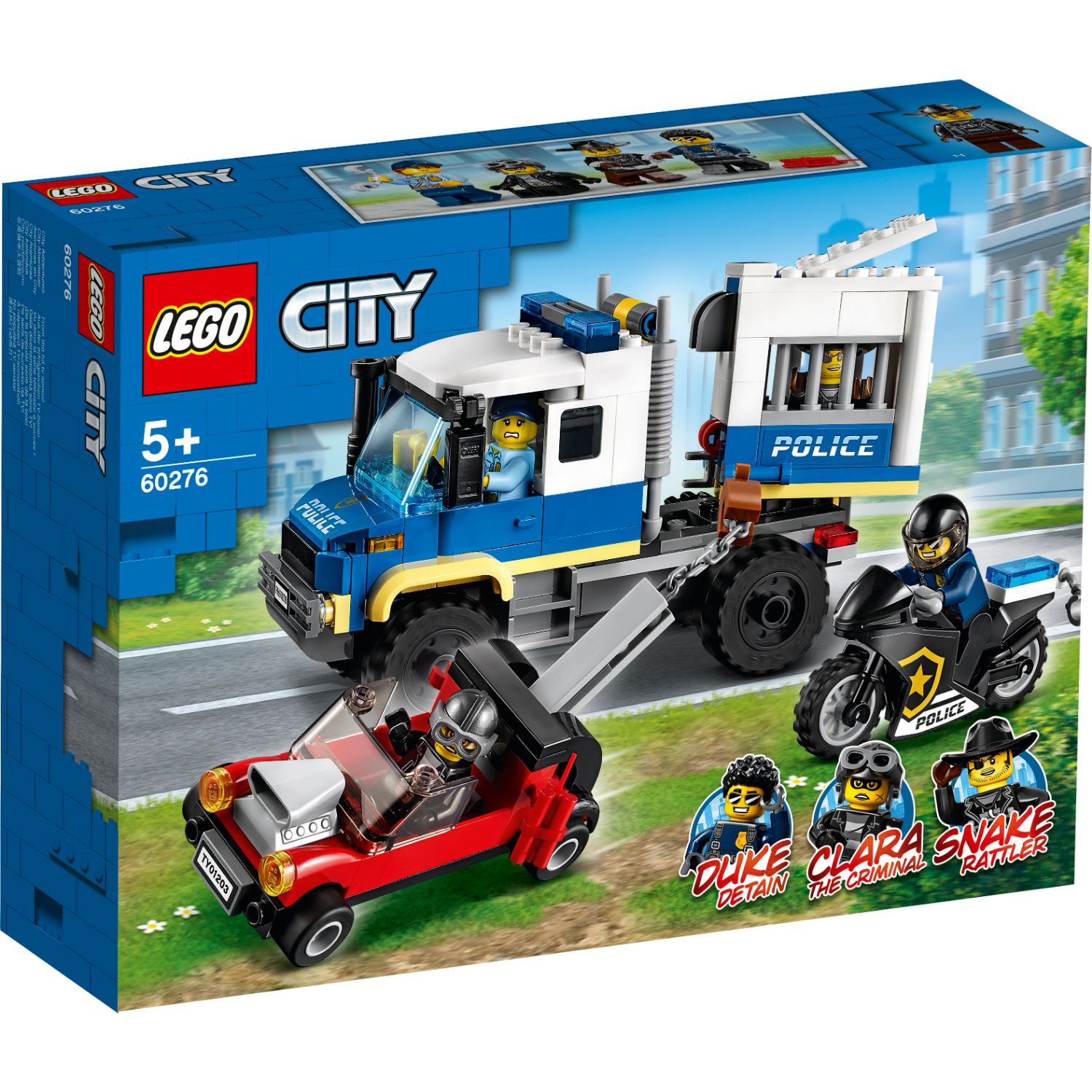 LEGO CITY 60276 POLITIE GEVANGENENTRANSPORT