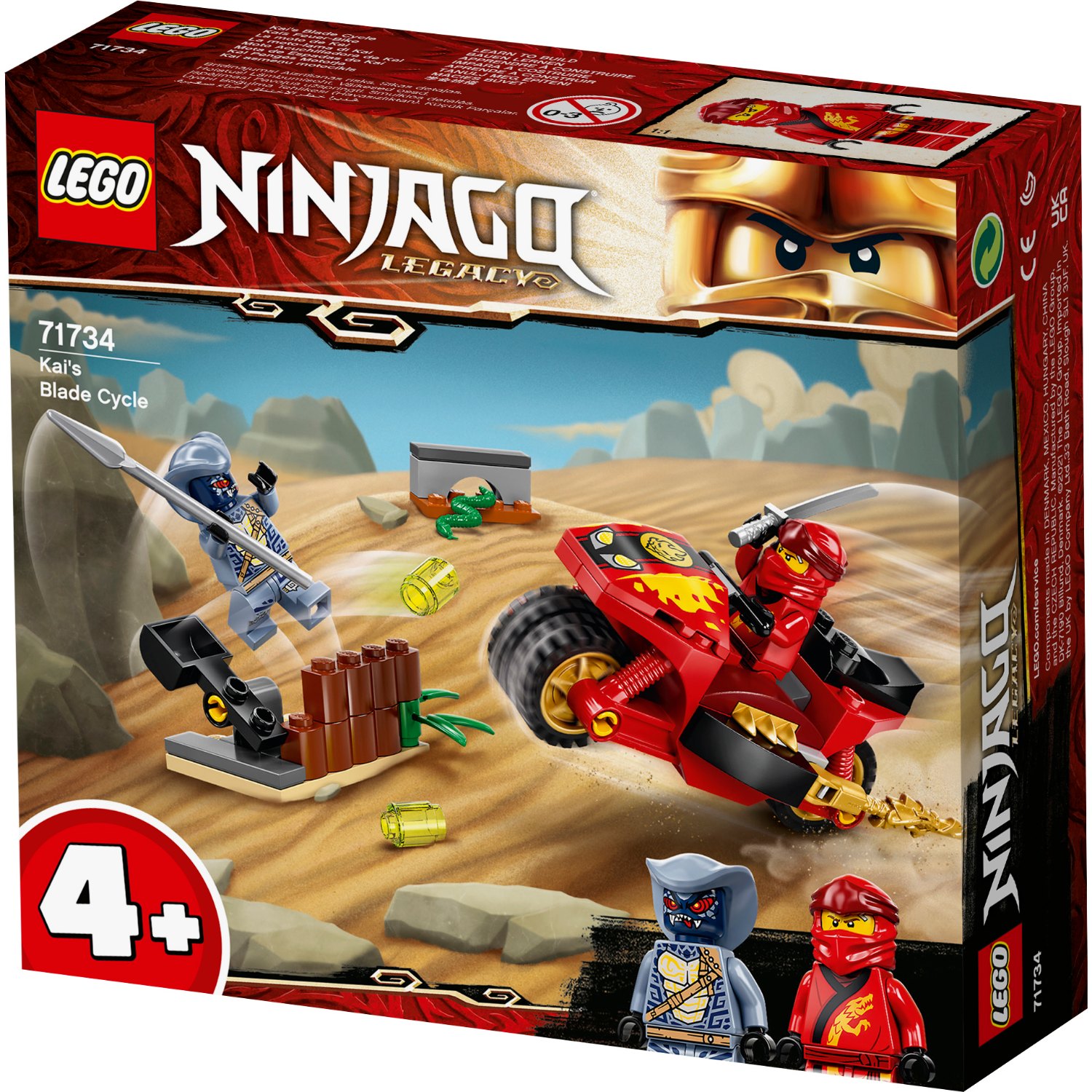 LEGO NINJAGO 71734 KAI'S BLADE CYCLE