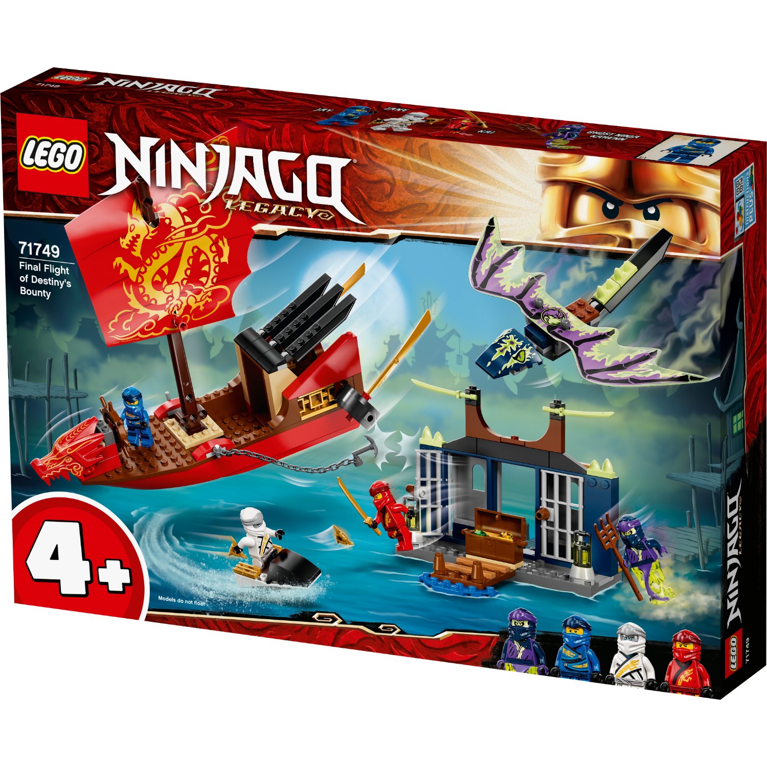 LEGO NINJAGO 71749 FINAL FLIGHT OF DESTINY'S BOUNTY