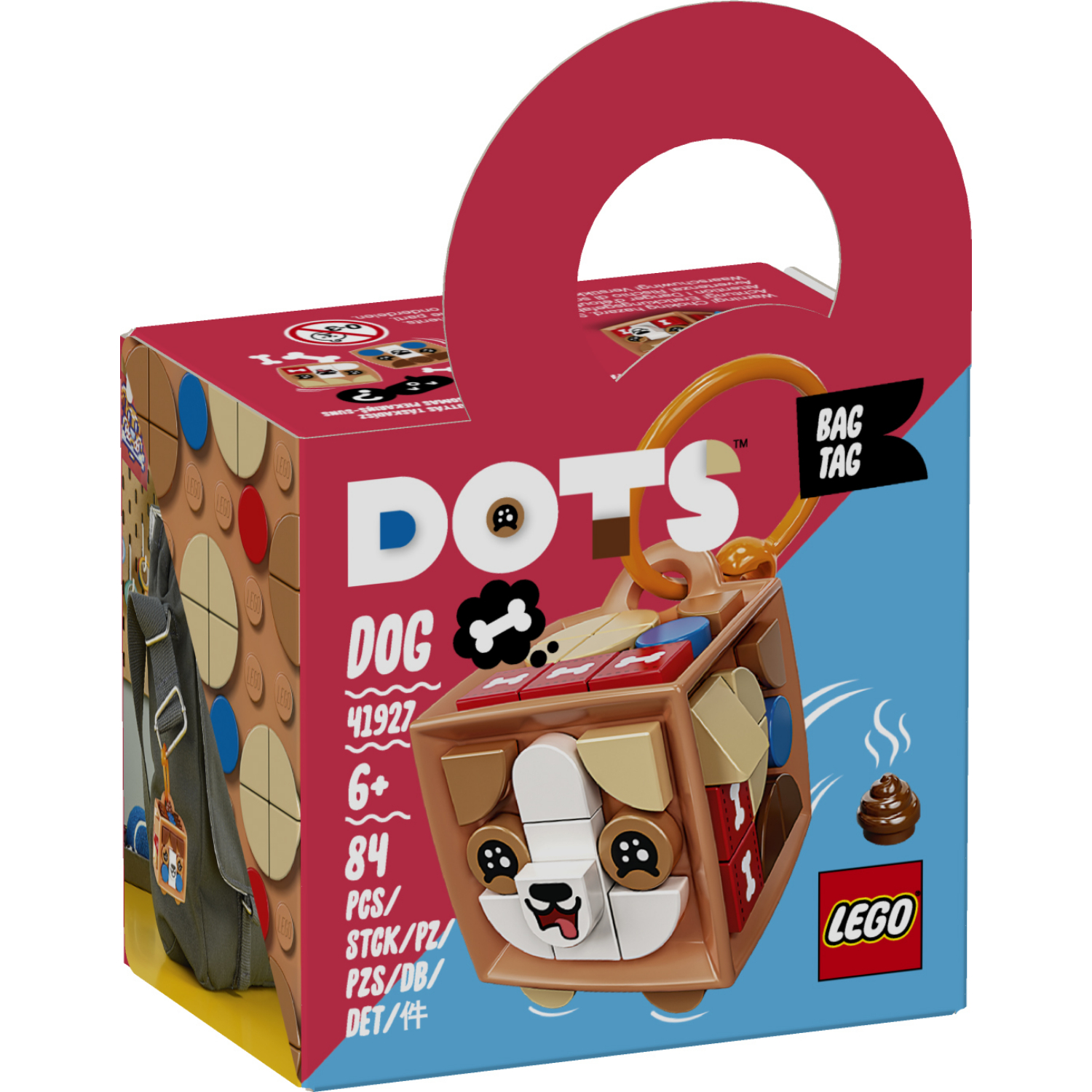 LEGO DOTS 41927 BAG TAG DOG