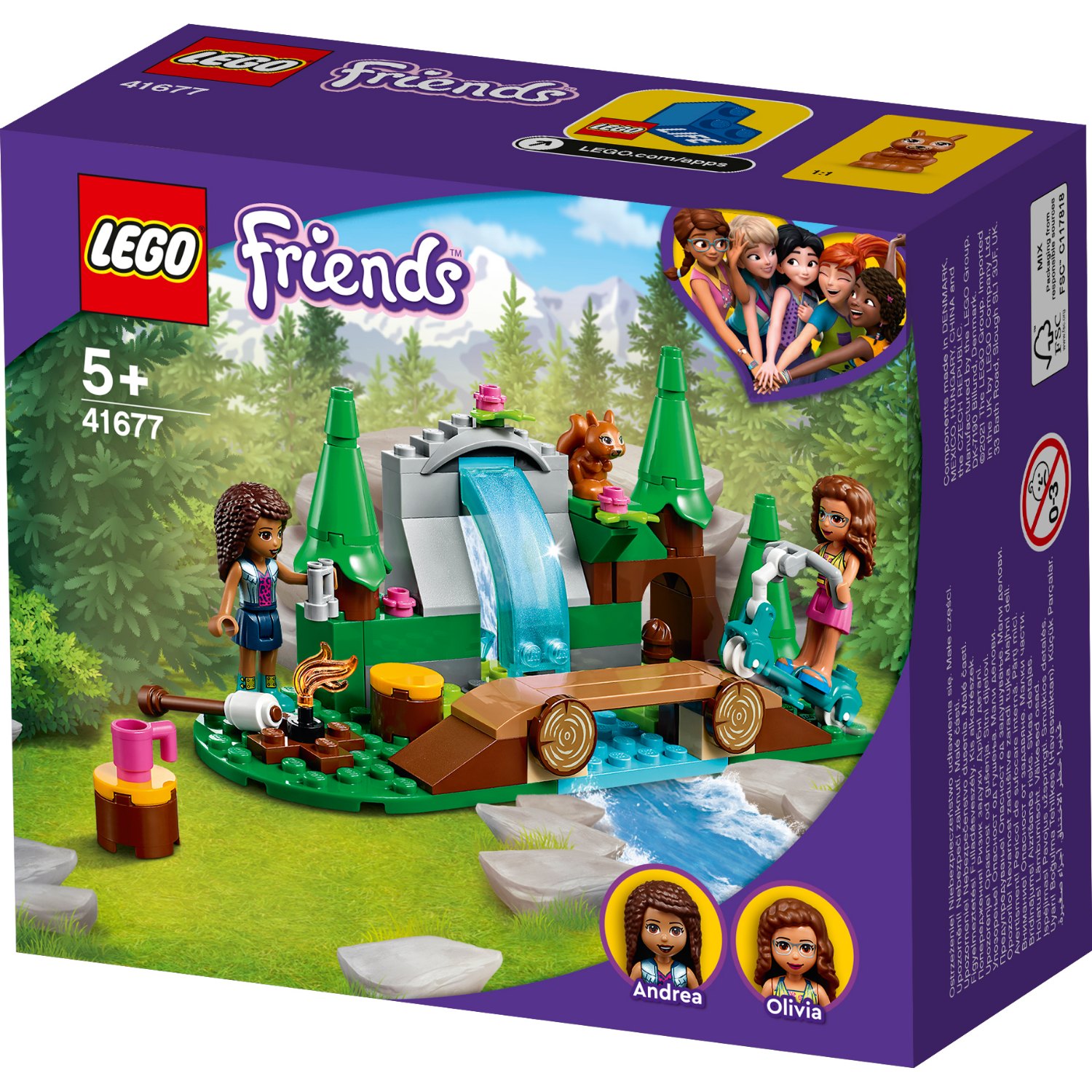 LEGO FRIENDS 41677 FOREST WATERFALL