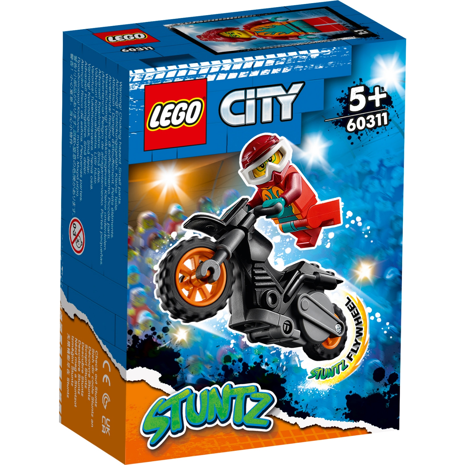 LEGO CITY STUNT 60311 VUUR STUNTMOTOR