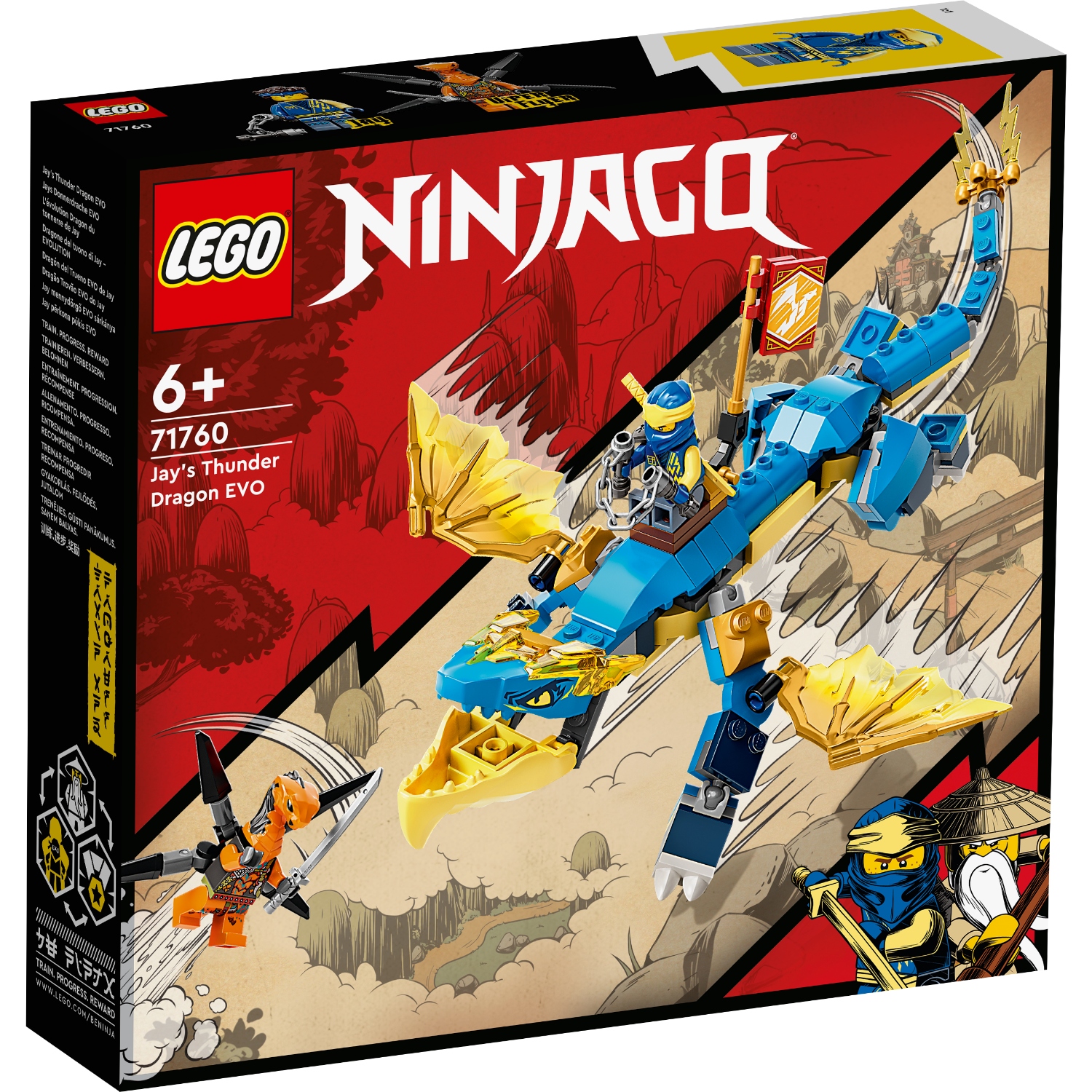 LEGO NINJAGO 71760 JAY'S BLIKSEMDRAAK EVO