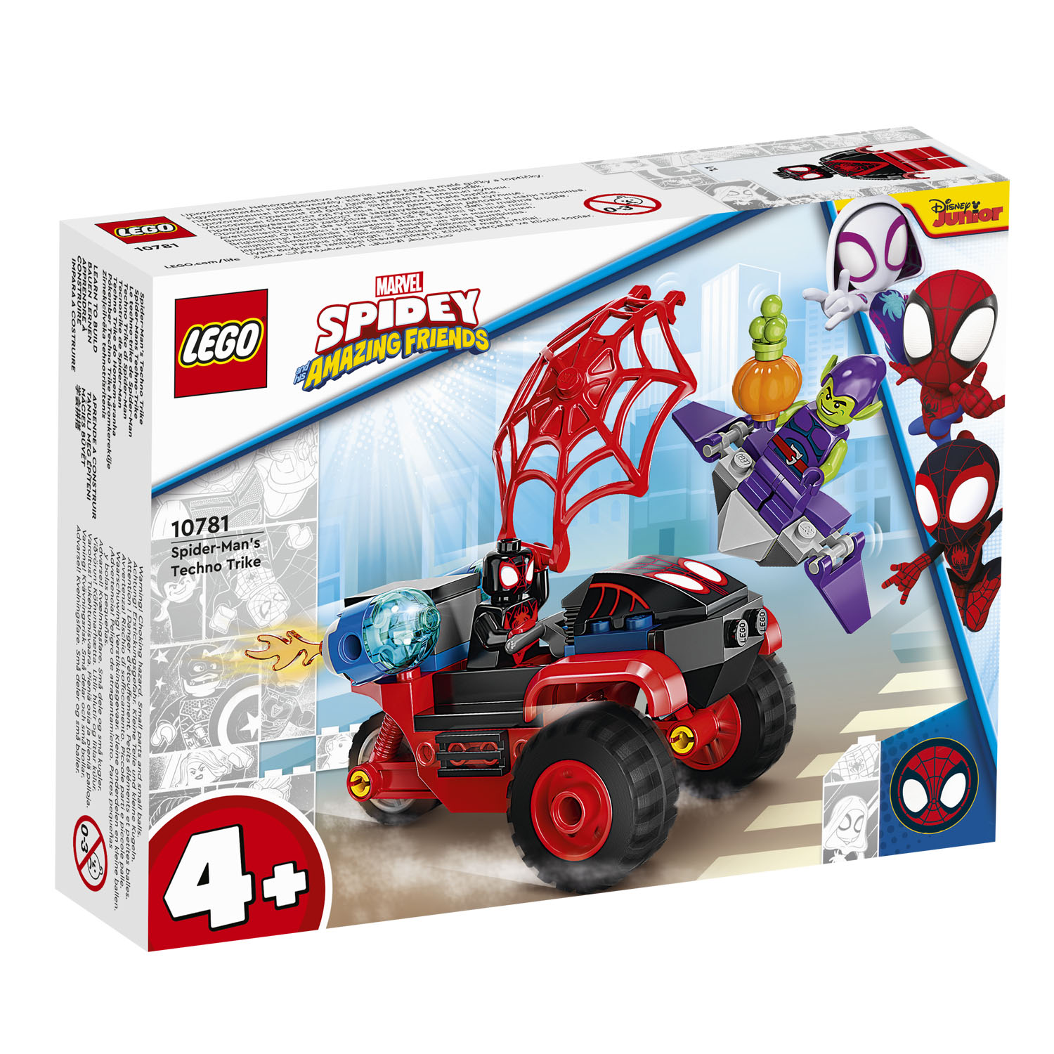 LEGO MARVEL 10781 SPIDER-MAN'S TECHNO TRIKE