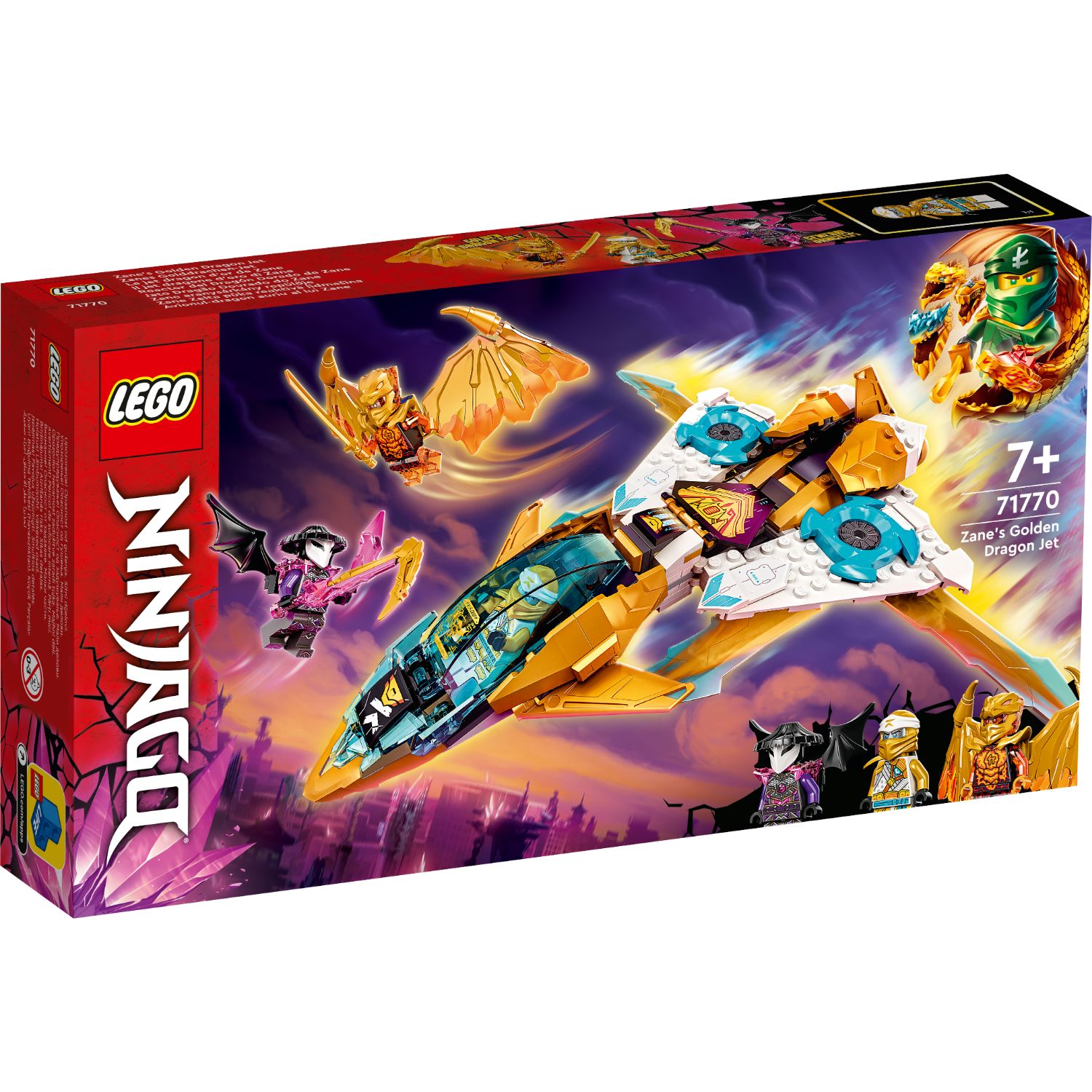 LEGO 71770 NINJAGO ZANE'S GOUDEN DRAKENVLIEGTUIG