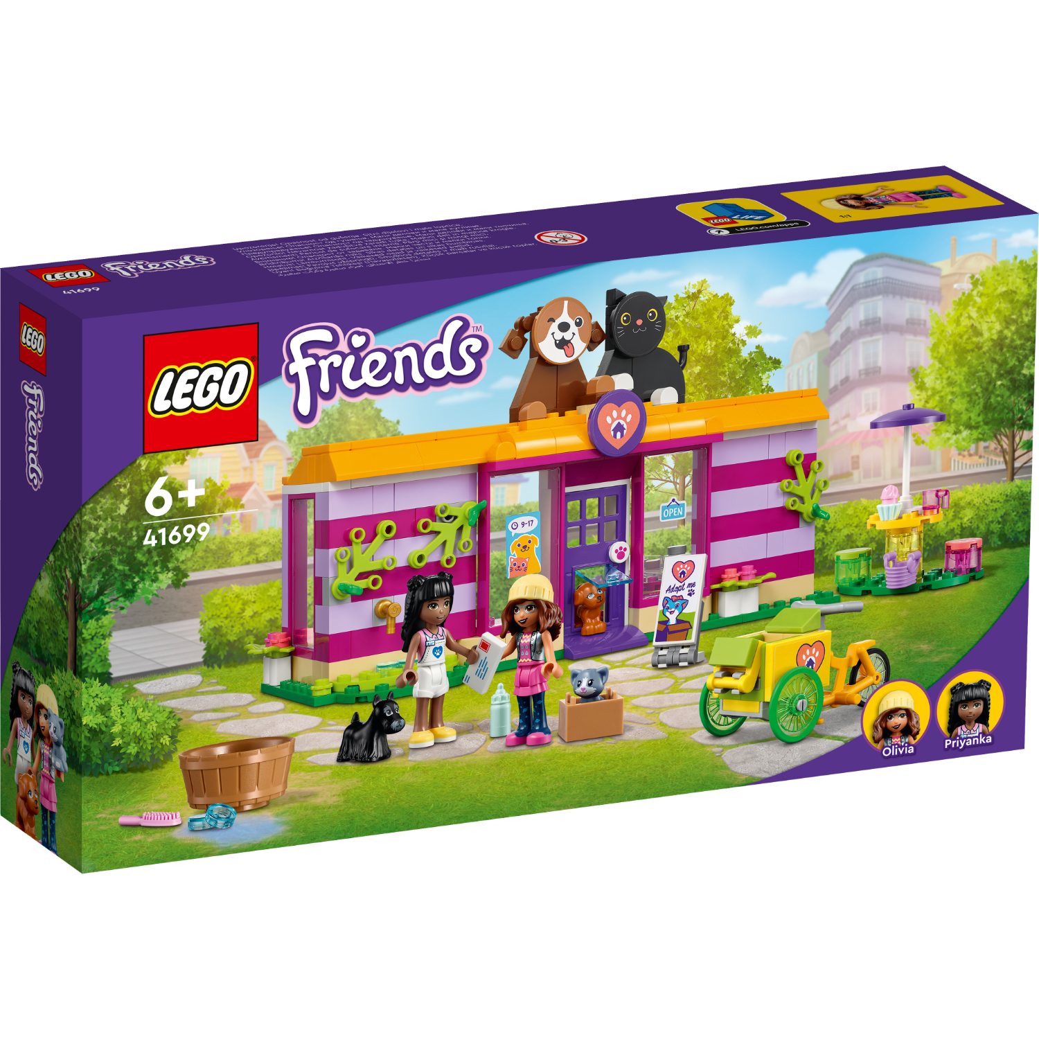 LEGO FRIENDS 41699 HUISDIERENADOPTIE CAFE