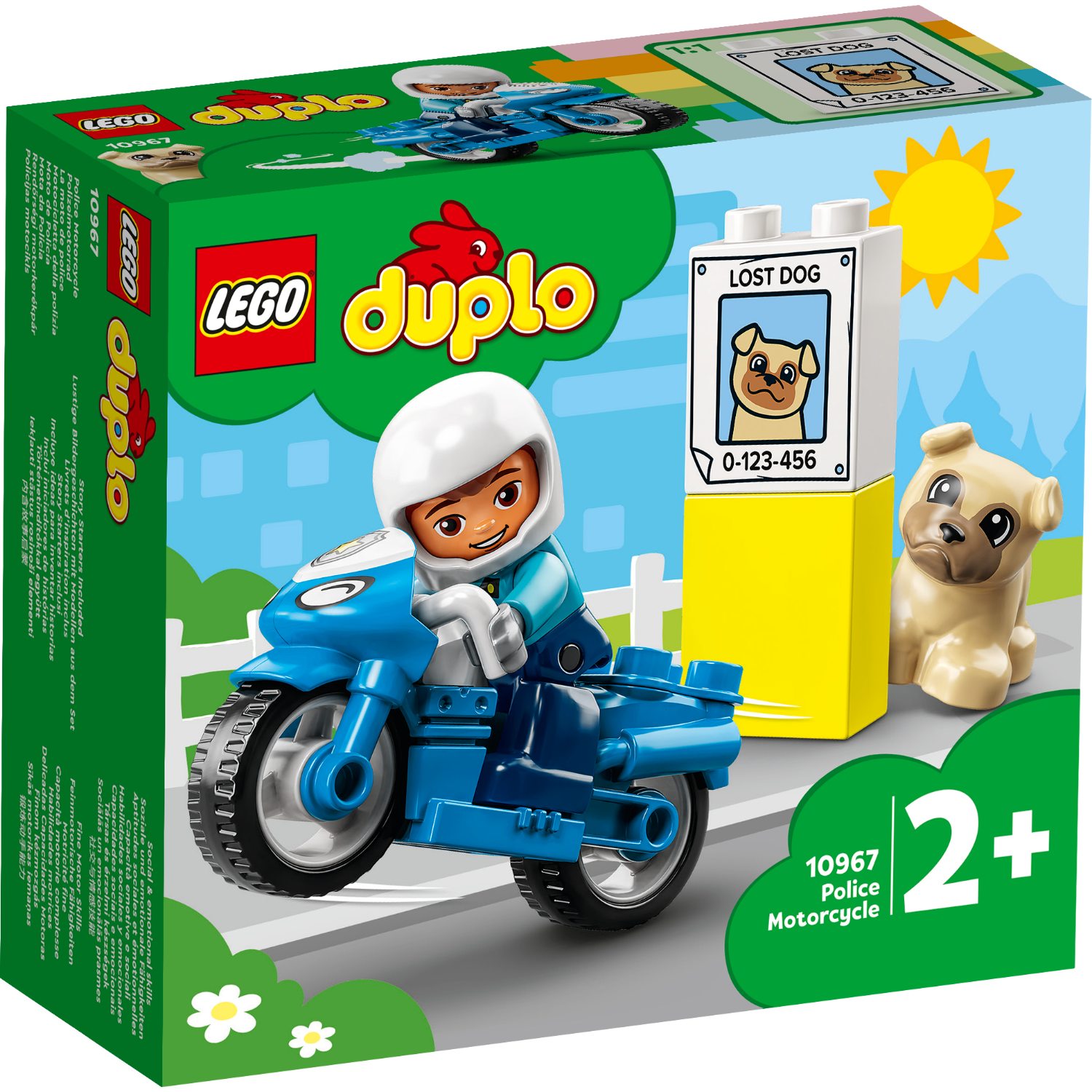 LEGO 10967 DUPLO POLITIEMOTOR