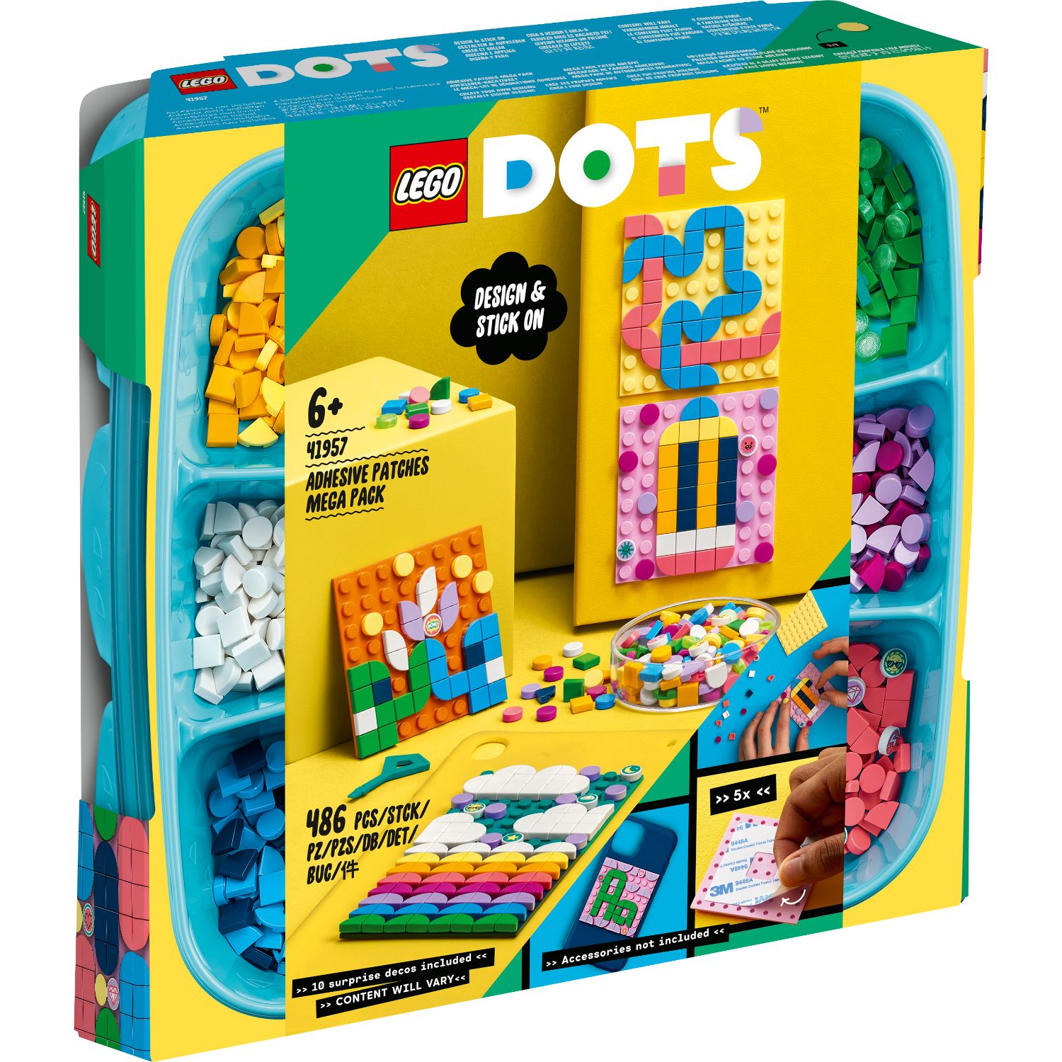 LEGO 41957 DOTS ZELFKLEVENDE PATCHES MEGASET