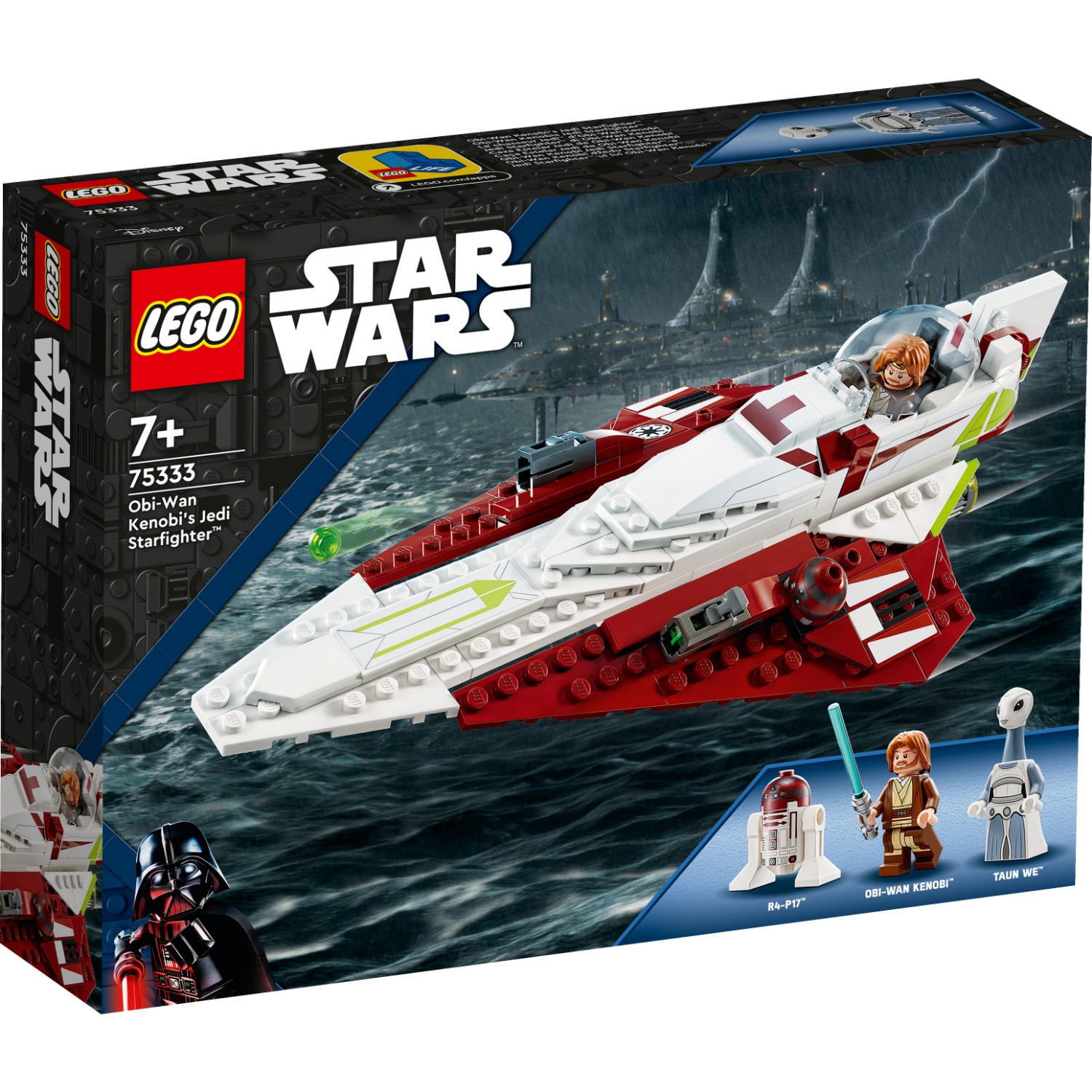 LEGO 75333 STAR WARS DE JEDI STARFIGHTERT VAN OBI-WAN KENOBI