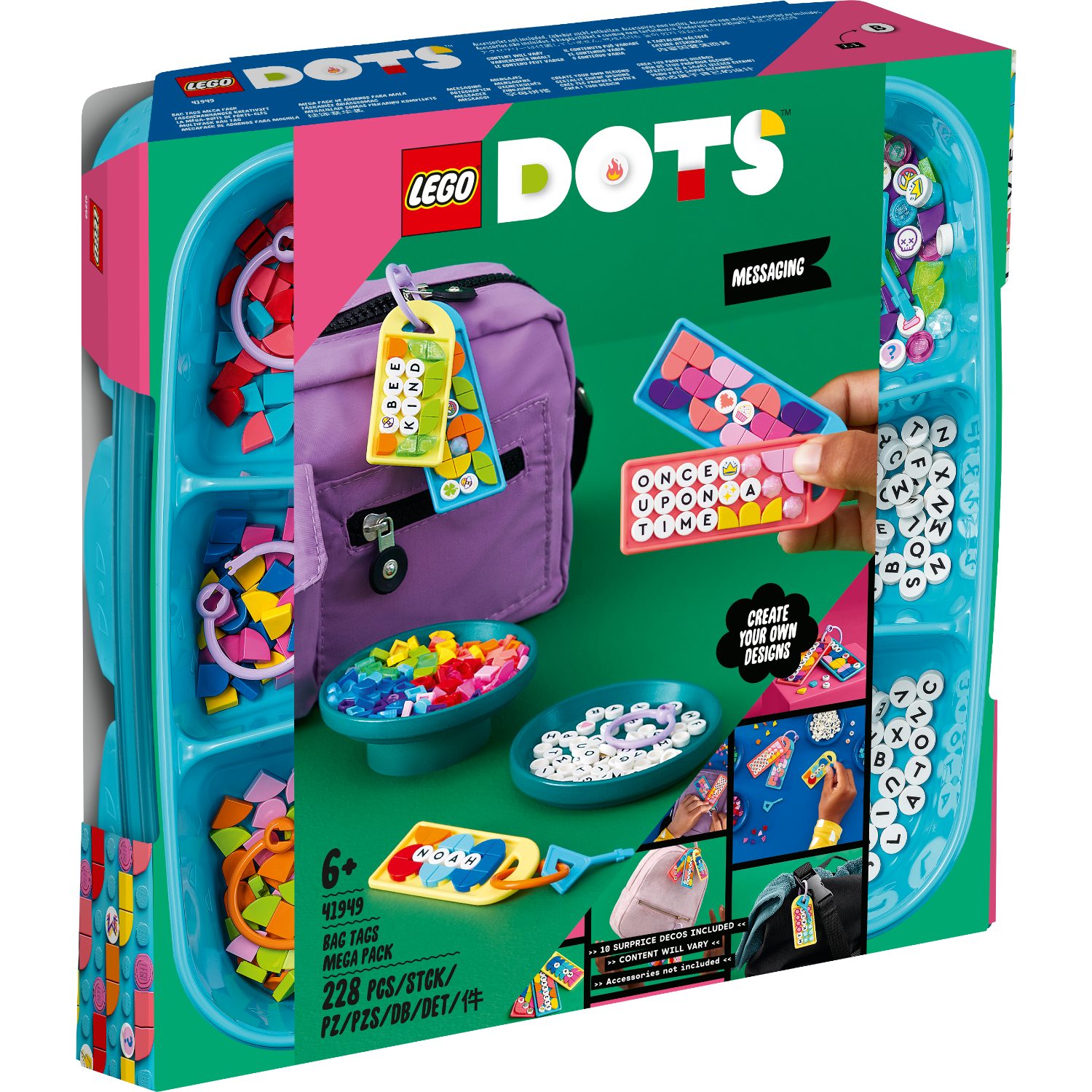 LEGO DOTS 41949 TASLABELS MEGAPACK BERICHTEN