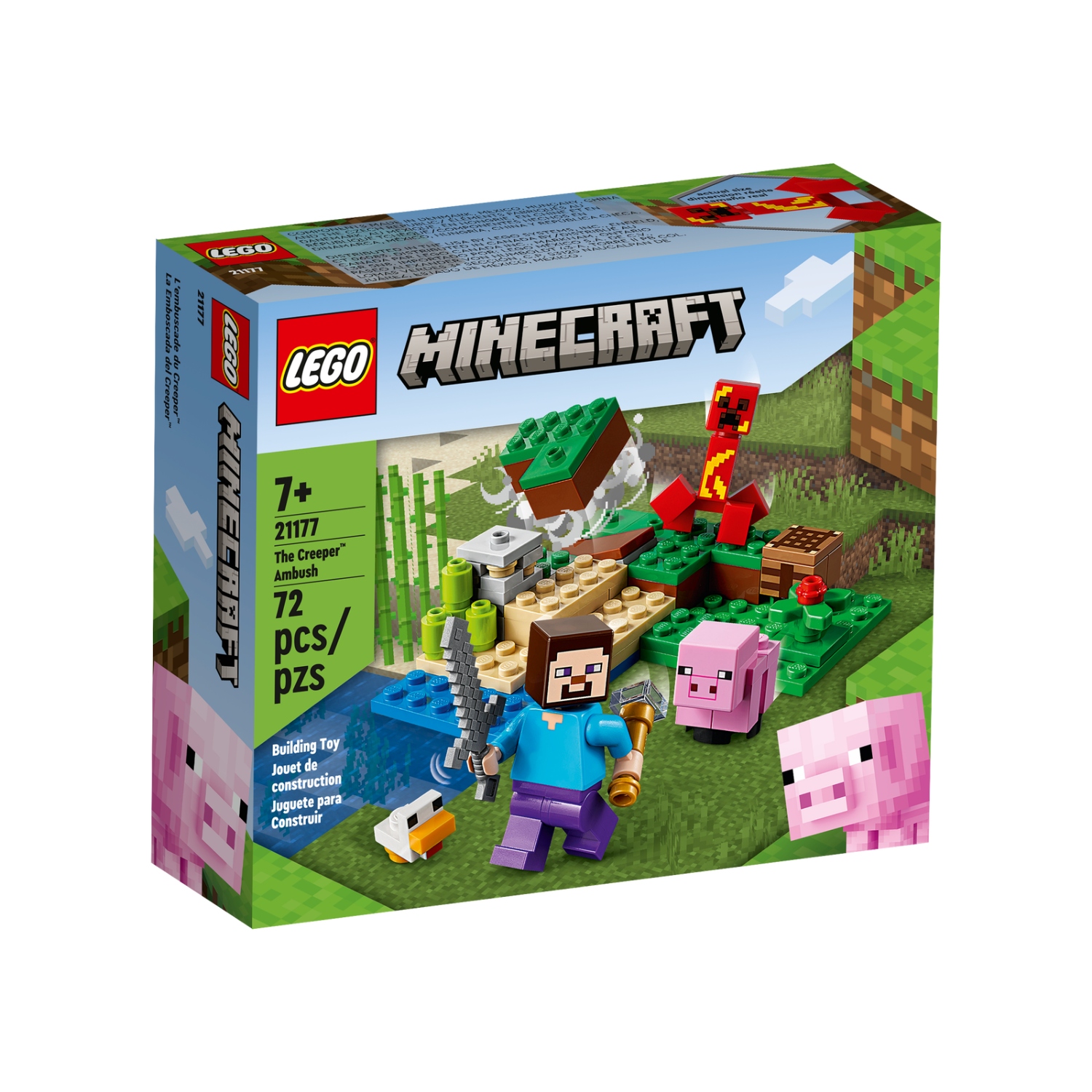 LEGO MINECRAFT 21177 DE CREEPER HINDERLAAG