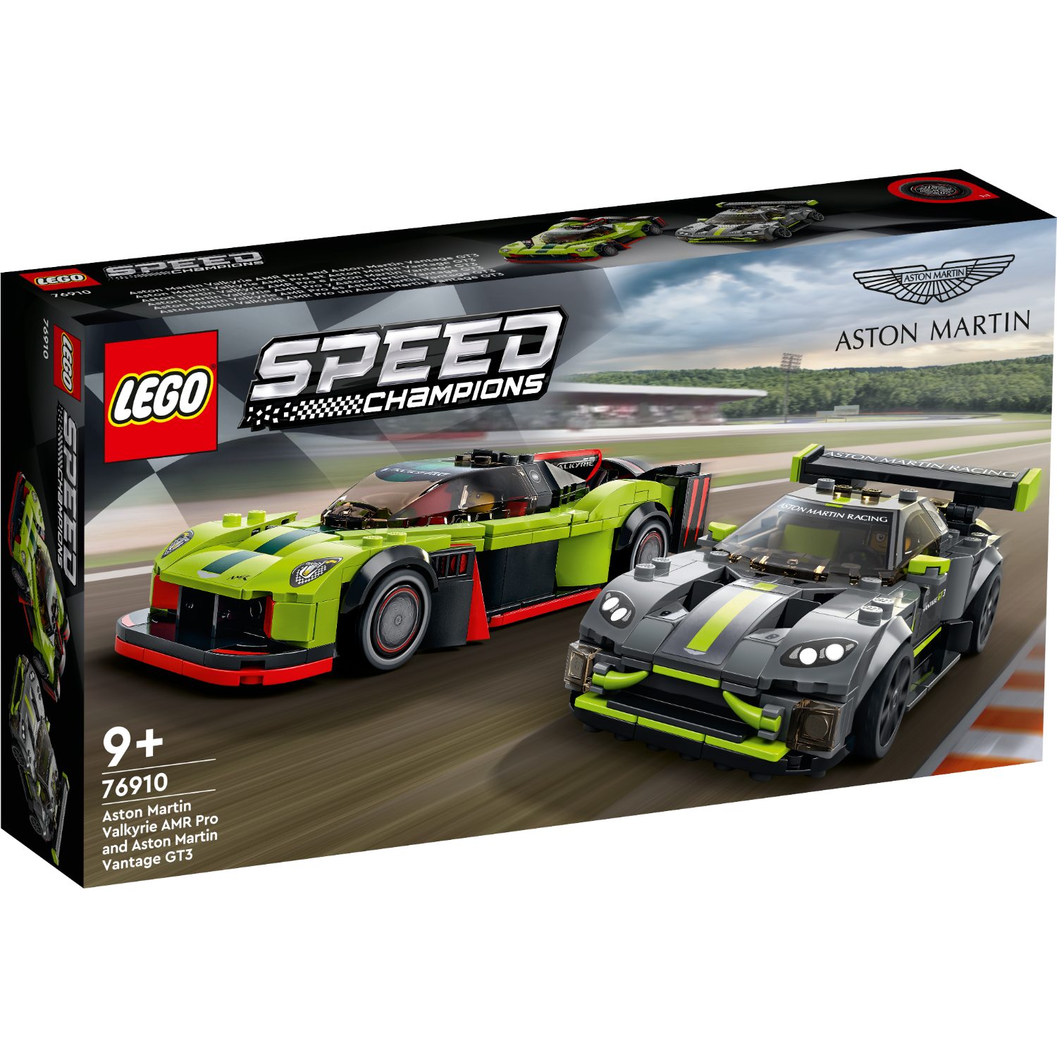 LEGO SPEED CHAMPIONS 76910 ASTON MARTIN VALKYRIE AMR PRO & A
