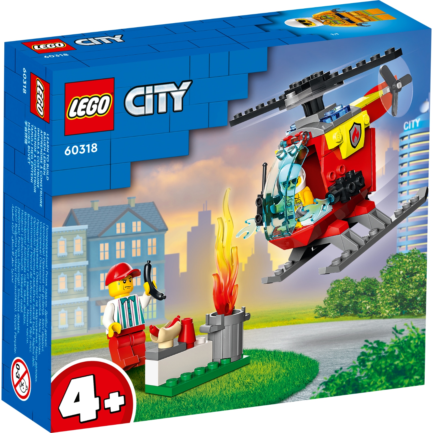 LEGO CITY 60318 BRANDWEERHELIKOPTER