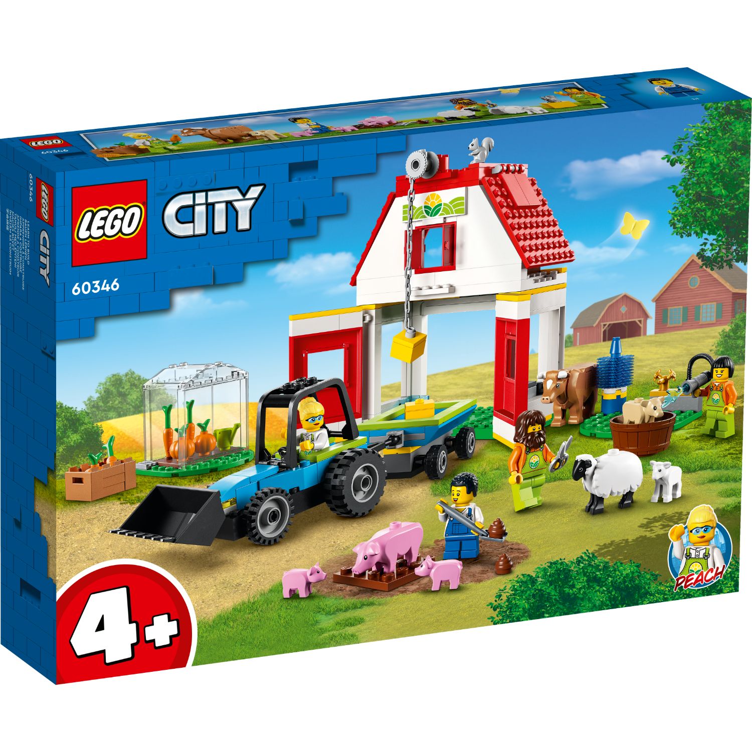 LEGO 60346 CITY SCHUUR EN BOERDERIJDIEREN