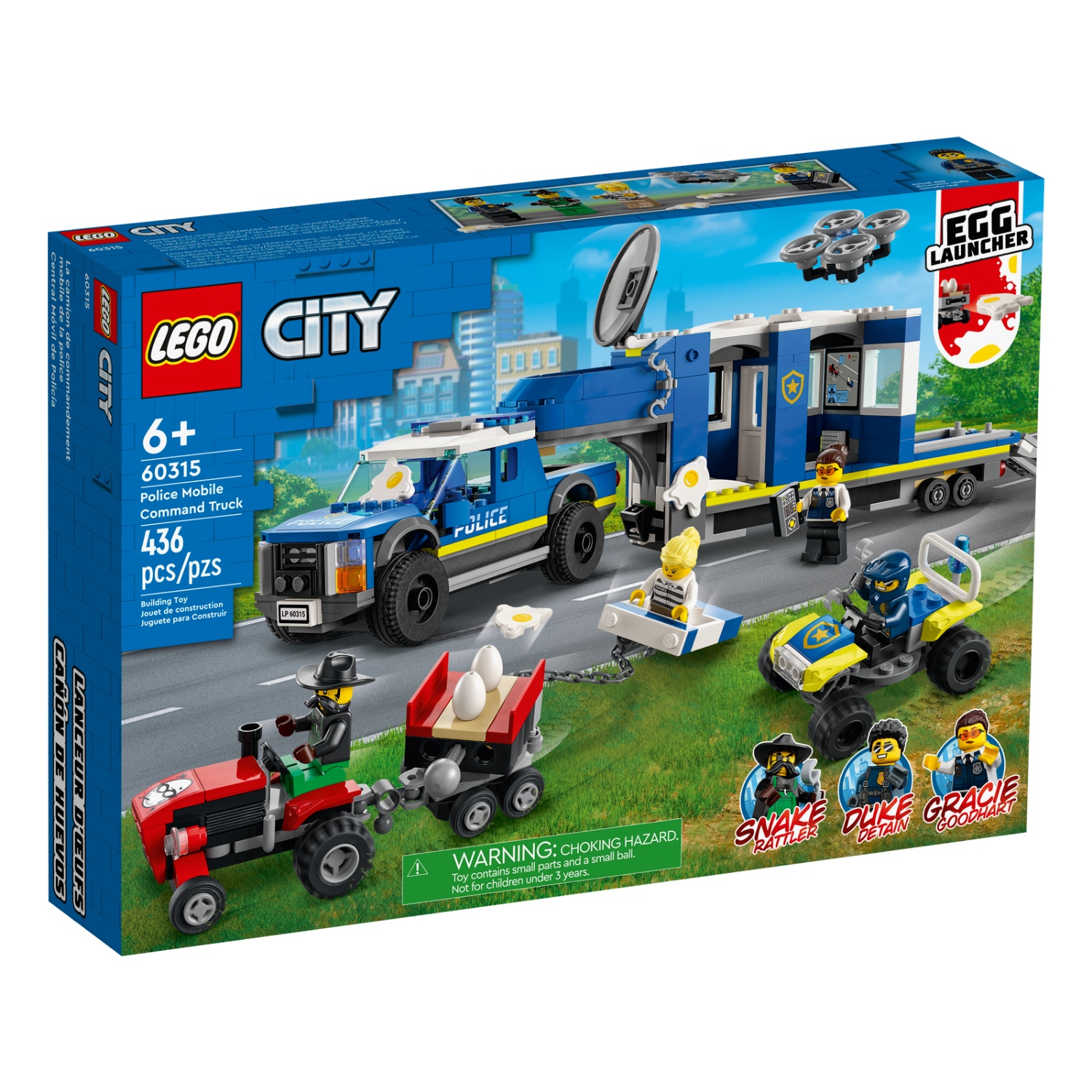 LEGO CITY 60315 MOBIELE COMMANDOWAGEN POLITIE