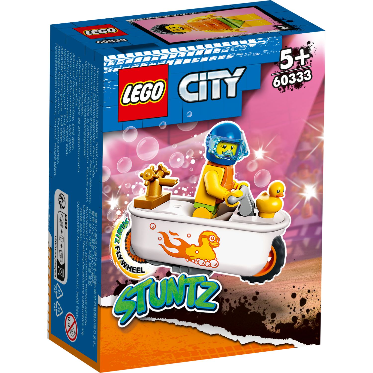 LEGO 60333 CITY STUNTZ BADKUIP STUNTMOTOR
