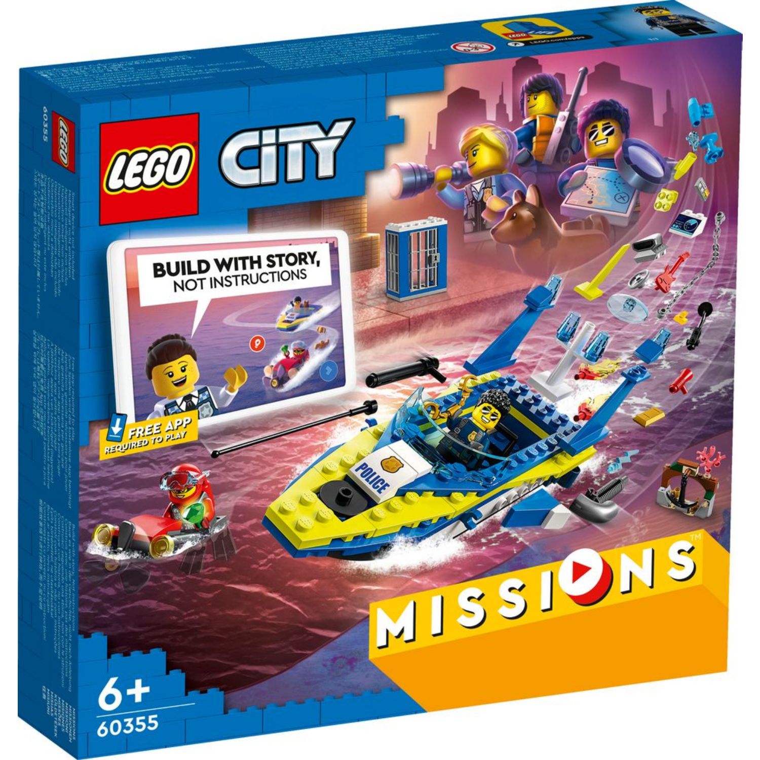 LEGO 60355 CITY WATERPOLITIE RECHERCHEMISSIES