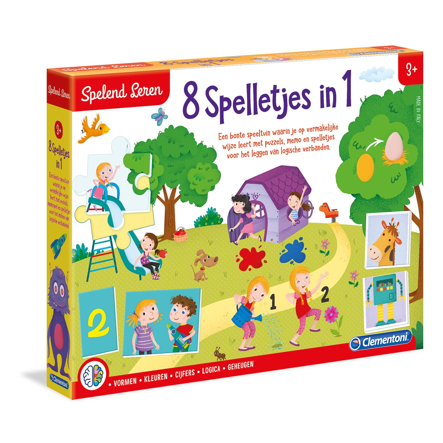 SPEL 8 SPELLETJES IN 1 (NL) CLEMENTONI