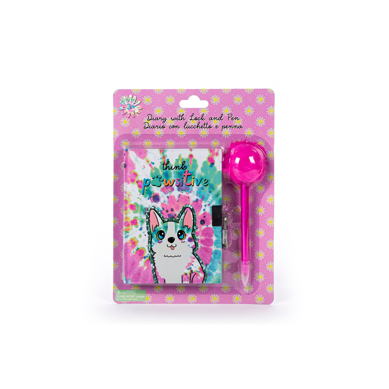 KAWAII DAGBOEK MET POMPOM PEN