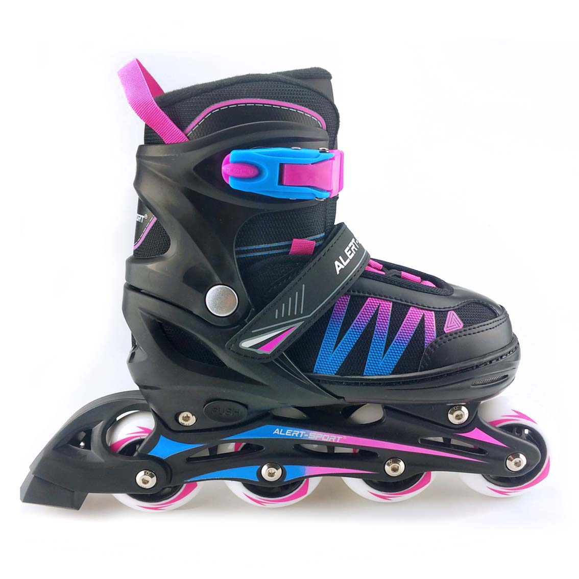 ALERT SPORT INLINE SKATES / SKEELERS ROZE (MAAT 31-34)