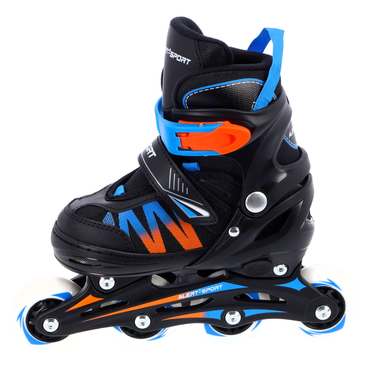 ALERT SPORT INLINE SKATES / SKEELERS ORANJE (MAAT 31-34)