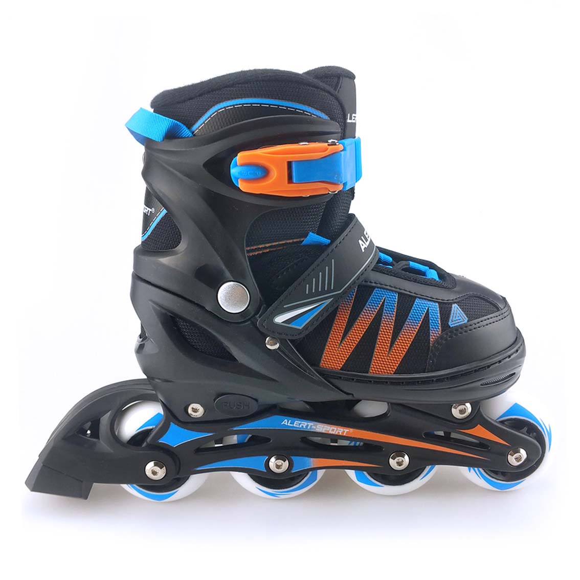 ALERT SPORT INLINE SKATES / SKEELERS ORANJE (MAAT 35-38)