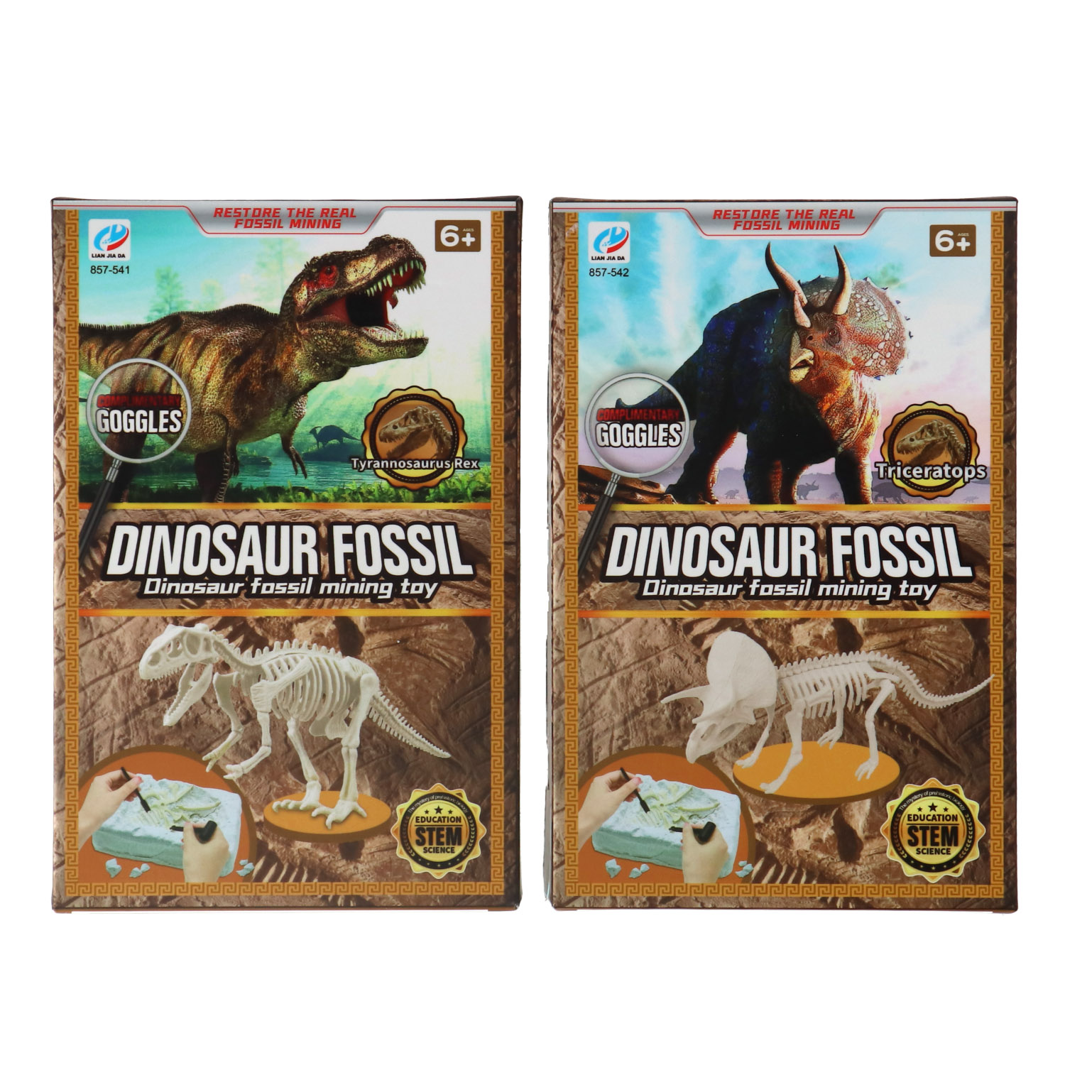 DINO FOSSIEL OPGRAVEN 2 ASSORTI