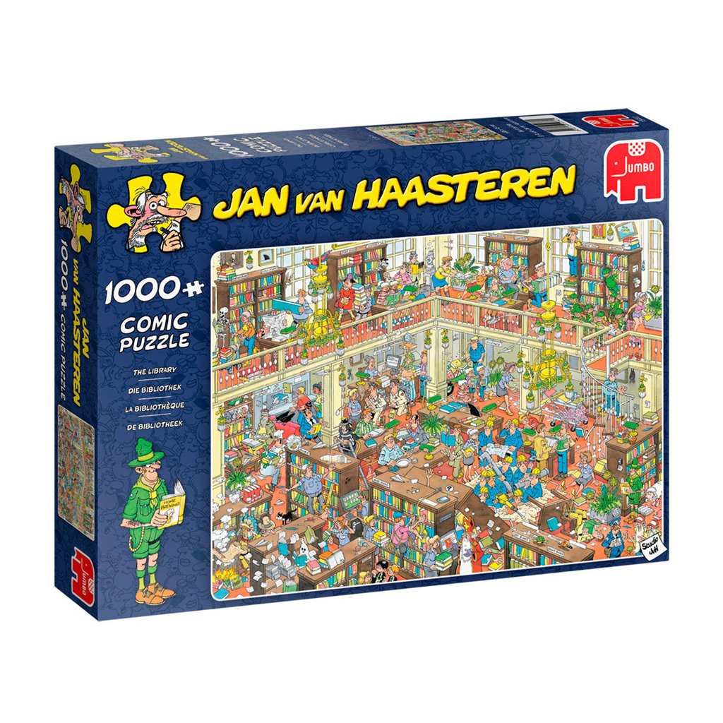 JAN VAN HAASTEREN PUZZEL DE BIBLIOTHEEK 1000 STUKJES