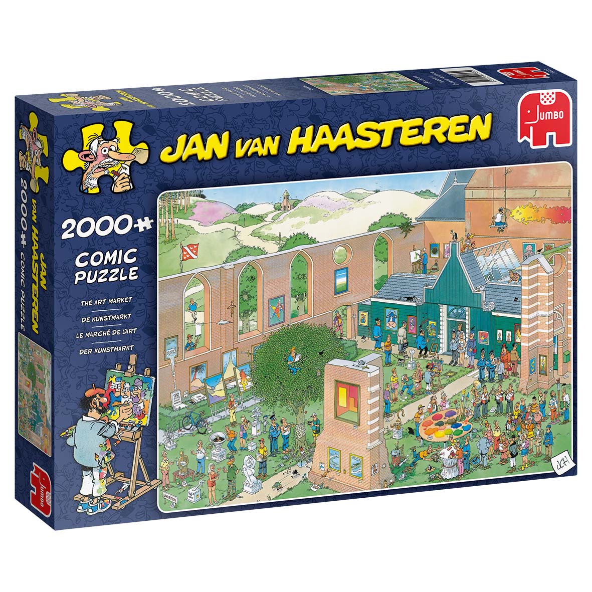 JAN VAN HAASTEREN PUZZEL THE ART MARKET 2000 STUKJES