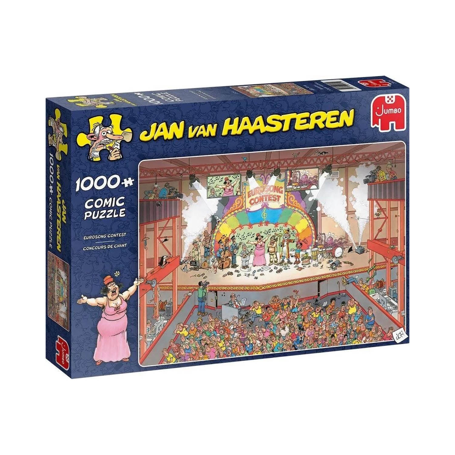 JAN VAN HAASTEREN PUZZEL EUROSONG CONTEST 1000 STUKJES