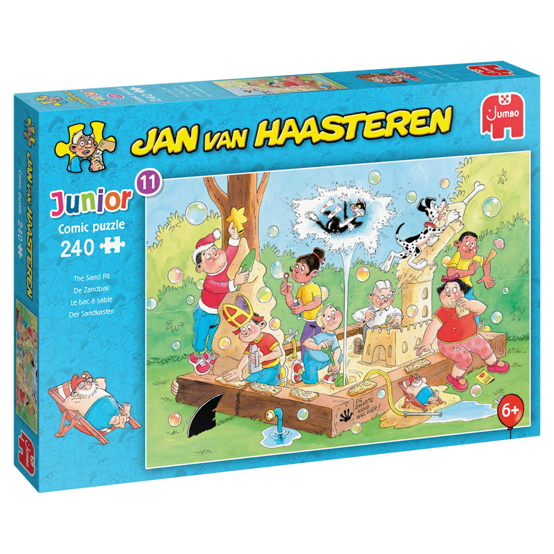 JAN VAN HAASTEREN JUNIOR PUZZEL DE ZANDBAK 240 STUKJES