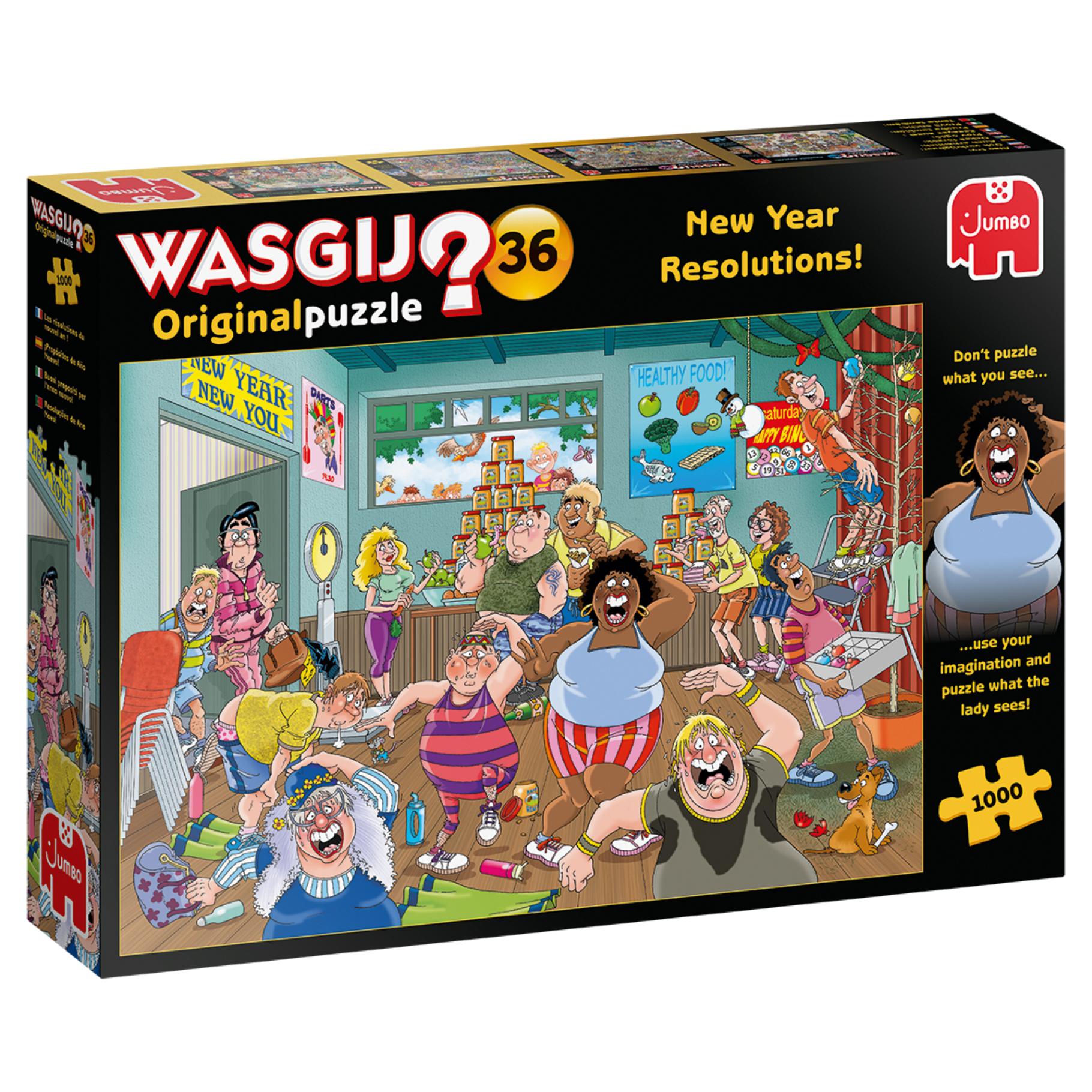 WASGIJ ORIGINAL PUZZEL 36 GOEDE VOORNEMENS 1000 STUKJES