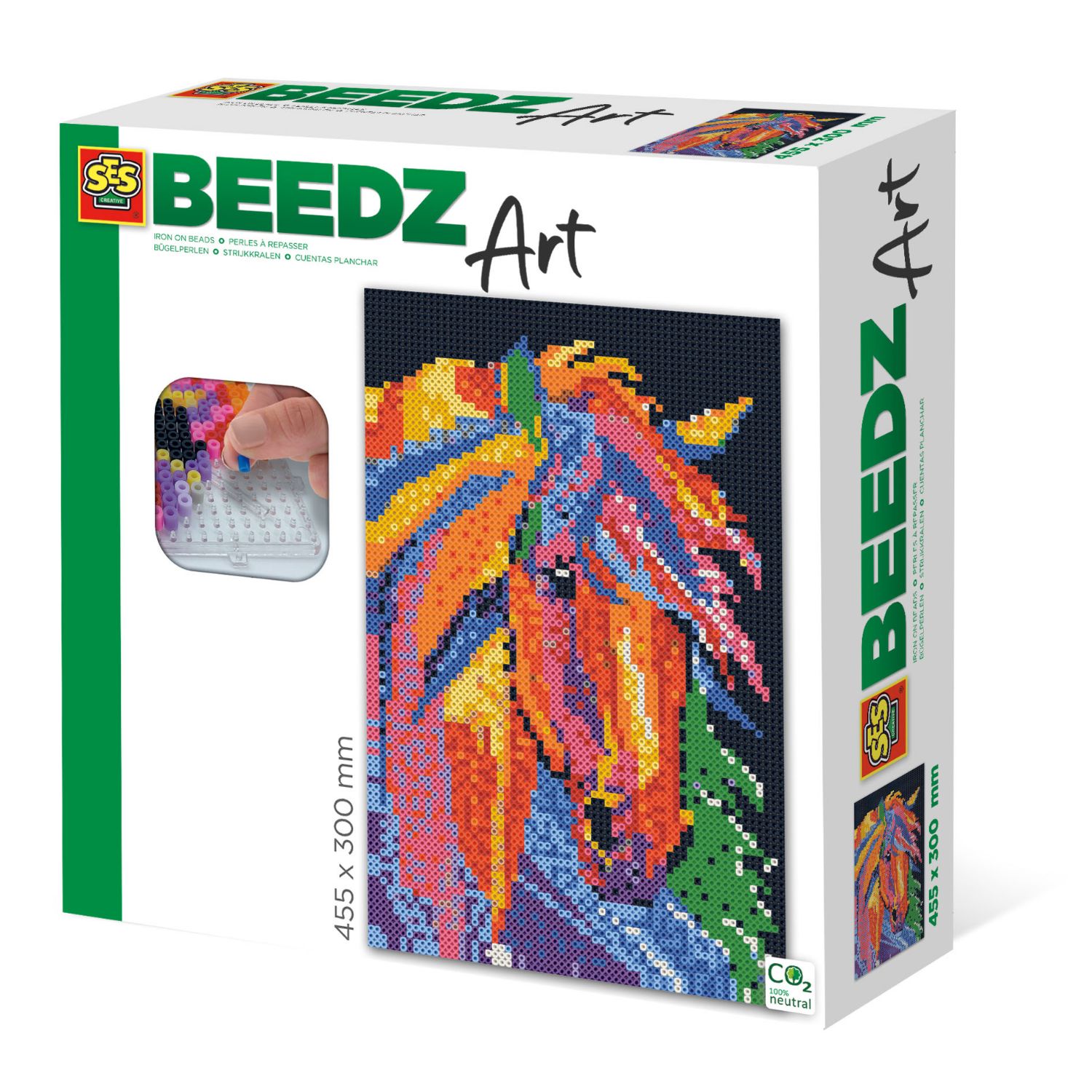 SES BEEDZ ART: STRIJKKRALEN PAARD FANTASIE