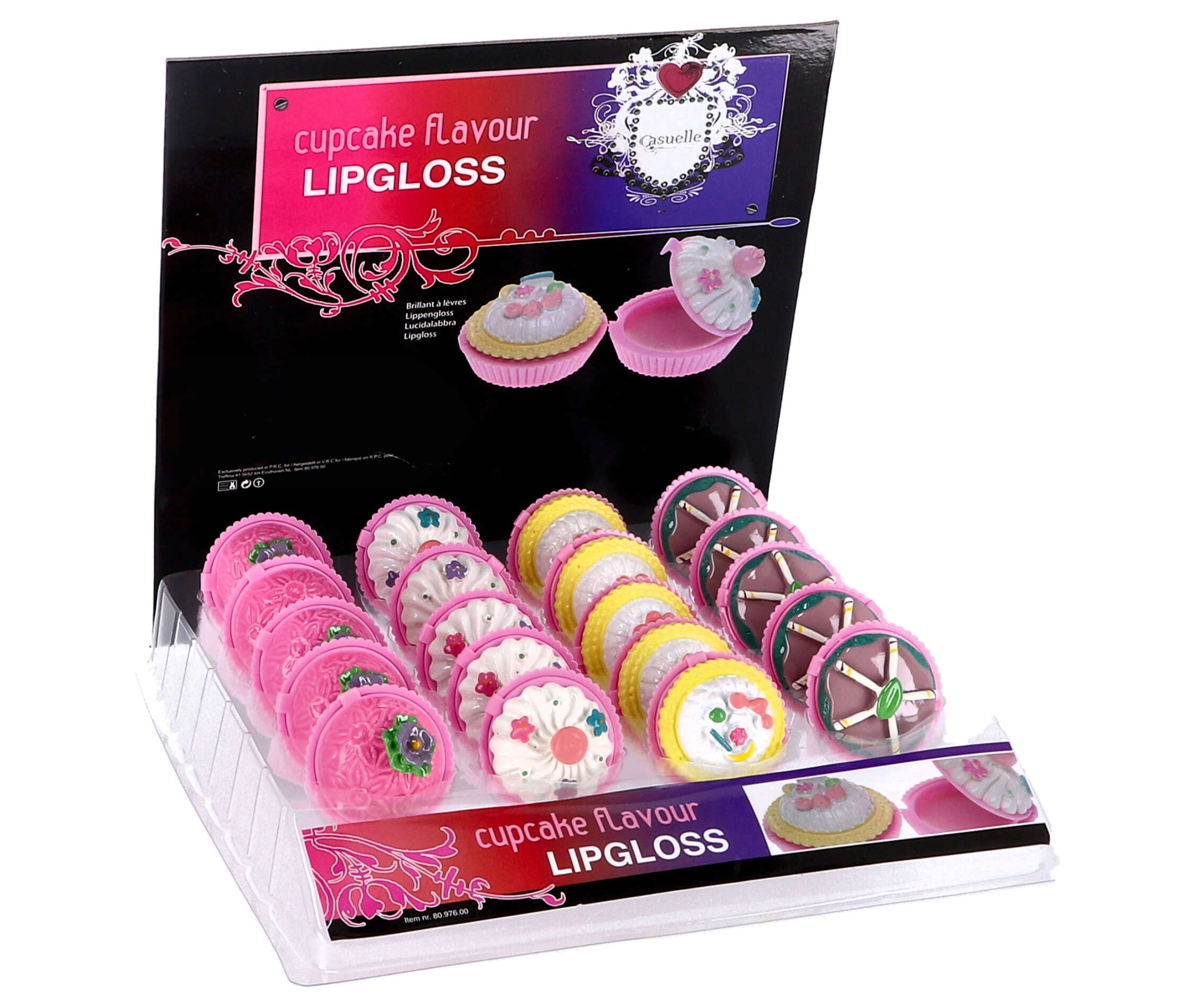 CASUELLE LIPGLOSS CUPCAKE 4 ASSORTI