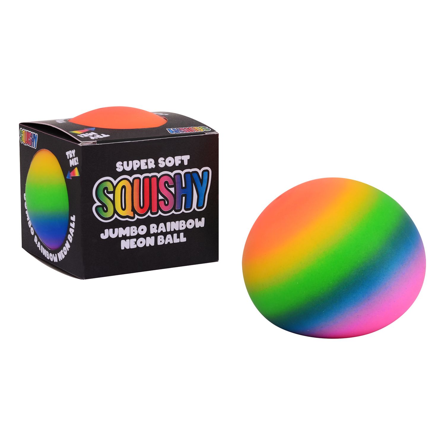 BAL JUMBO FIDGET SQUISHY NEON 4 ASSORTI