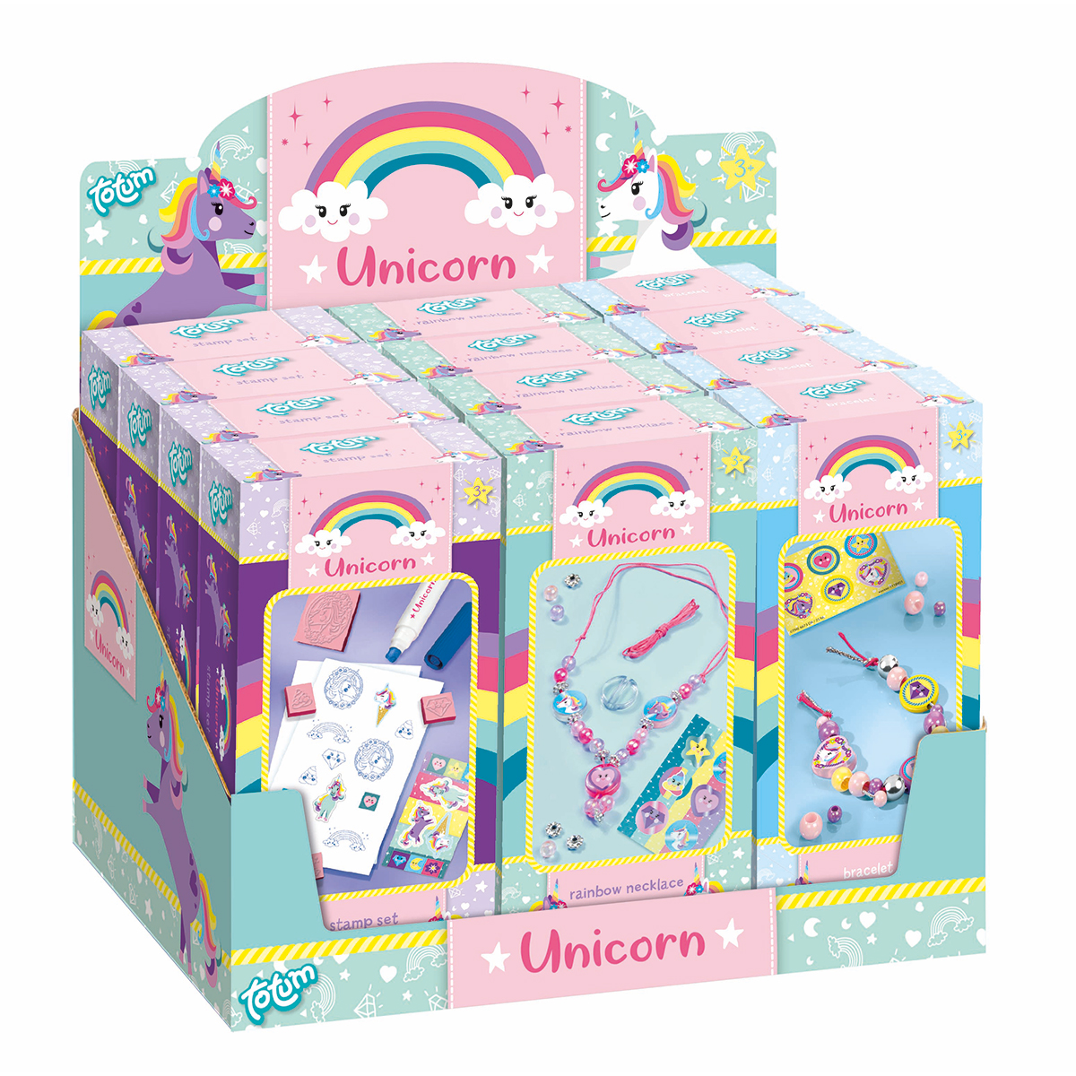 TOTUM UNICORN DISPLAY MINI 3 ASSORTI