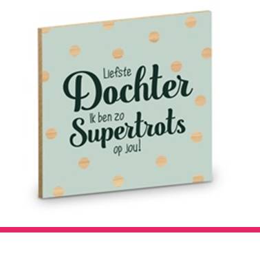 ONDERZETTER DOCHTER