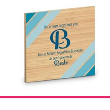 ONDERZETTER B